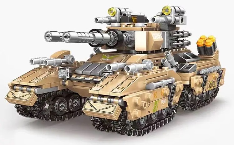 Klocki konstrukcyjne kompatybilne z LEGO Czołg K99 Emperor