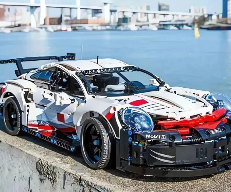 Klocki konstrukcyjne kompatybilne z LEGO Porsche 911 Carrera S Prezent dla chlopca