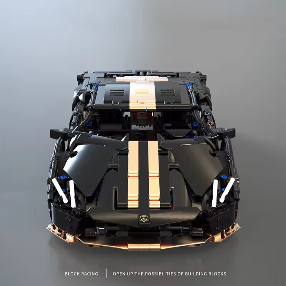 Lamborgini Gold Klocki Konstrukcyje Kompatybilne z LEGO Technic