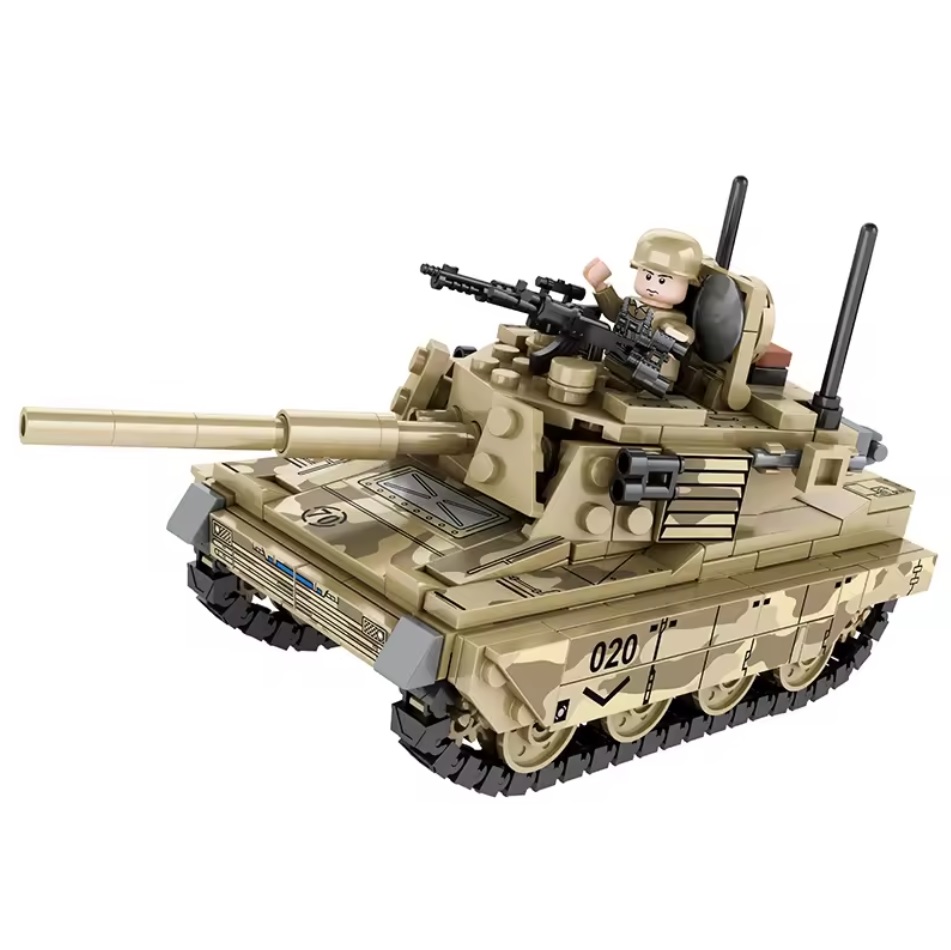 Klocki konstrukcyjne kompatybilne LEGO Prezent Urodziny Urdzinowy dla Chłopca Czołg Abrams M1A2 sep V2