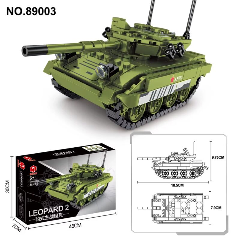 Klocki konstrukcyjne kompatybilne LEGO Prezent Urodziny Urdzinowy dla Chłopca Leopard 2